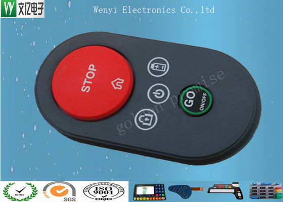 पी+आर कुंजी सिलिकॉन रबर कीपैड 40 डिग्री